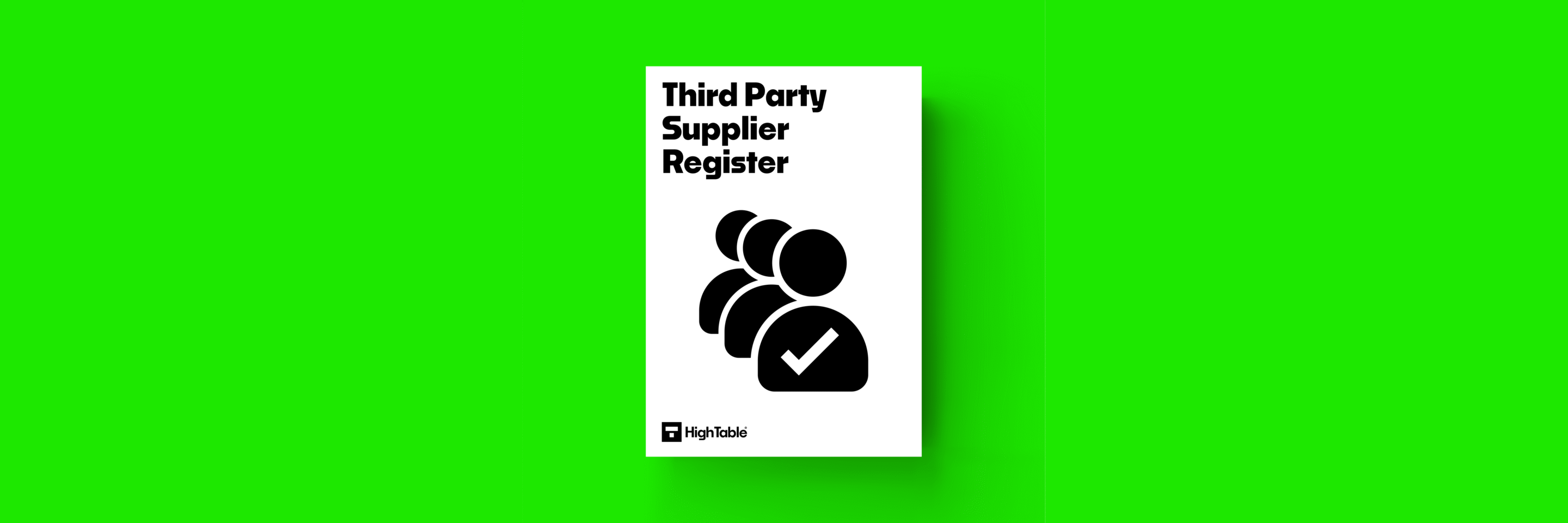 ISO 27001 Third Party Supplier Register