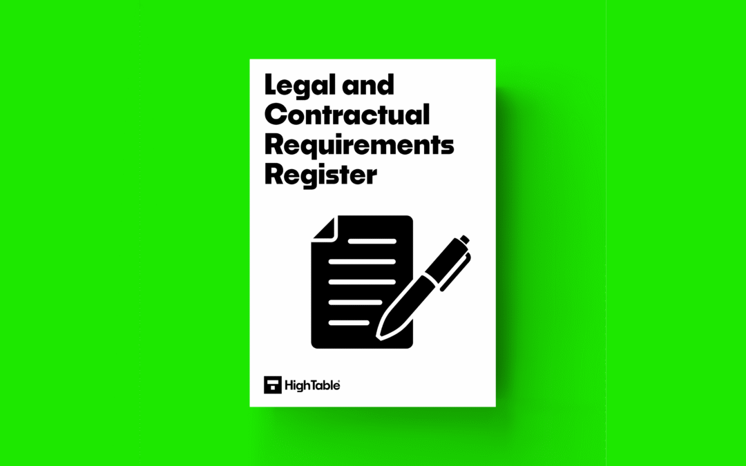 ISO 27001 Legal Register Explained + Template