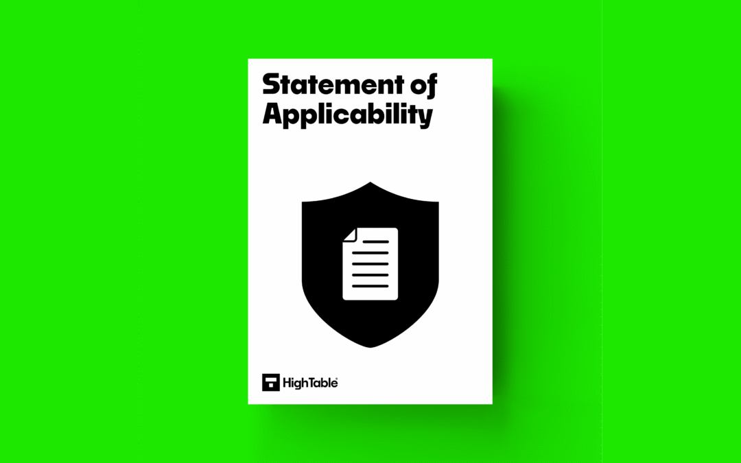 ISO 27001 Statement of Applicability Explained + Template