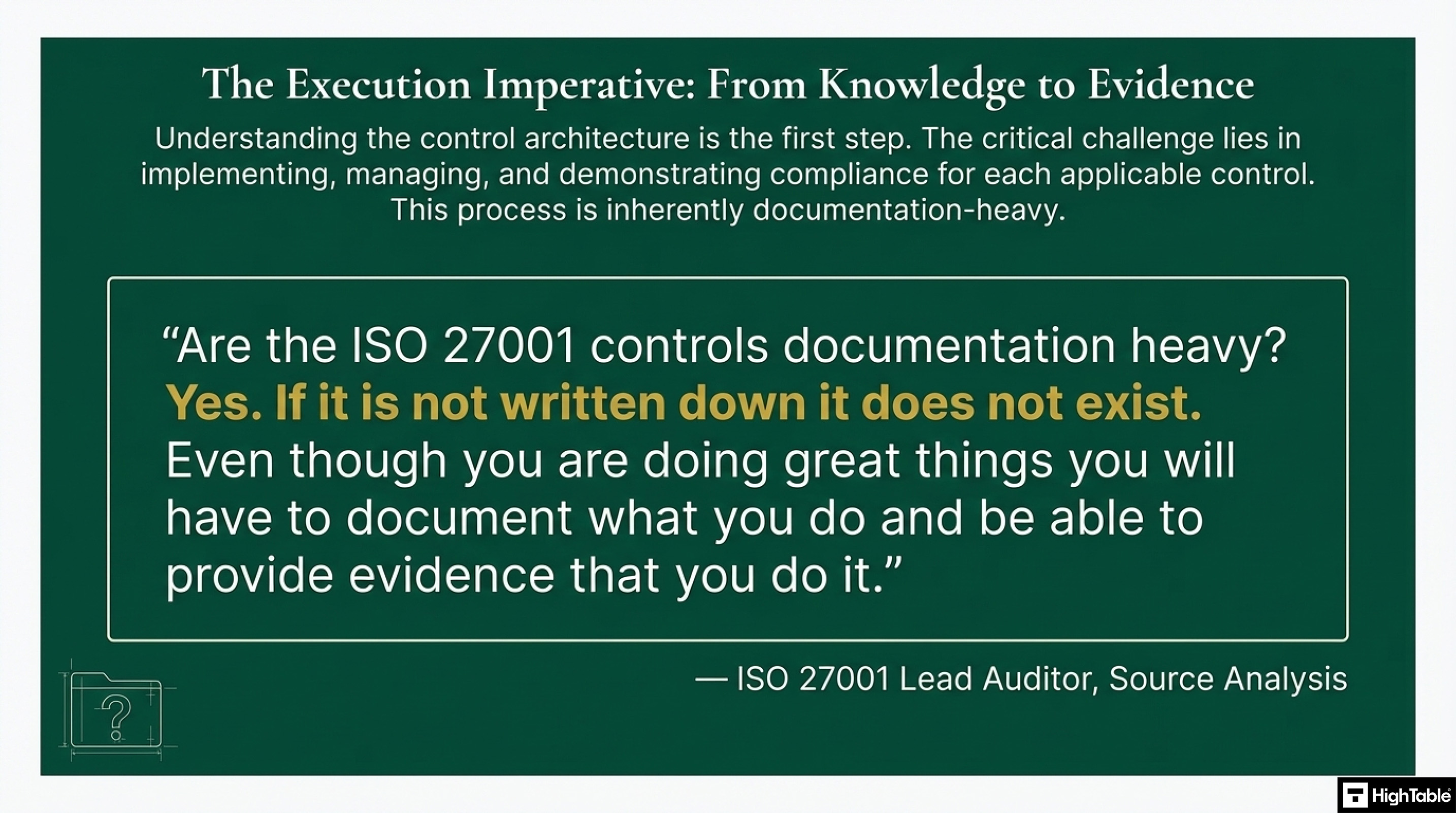 ISO 27001 Controls - 2022 - why you need controls