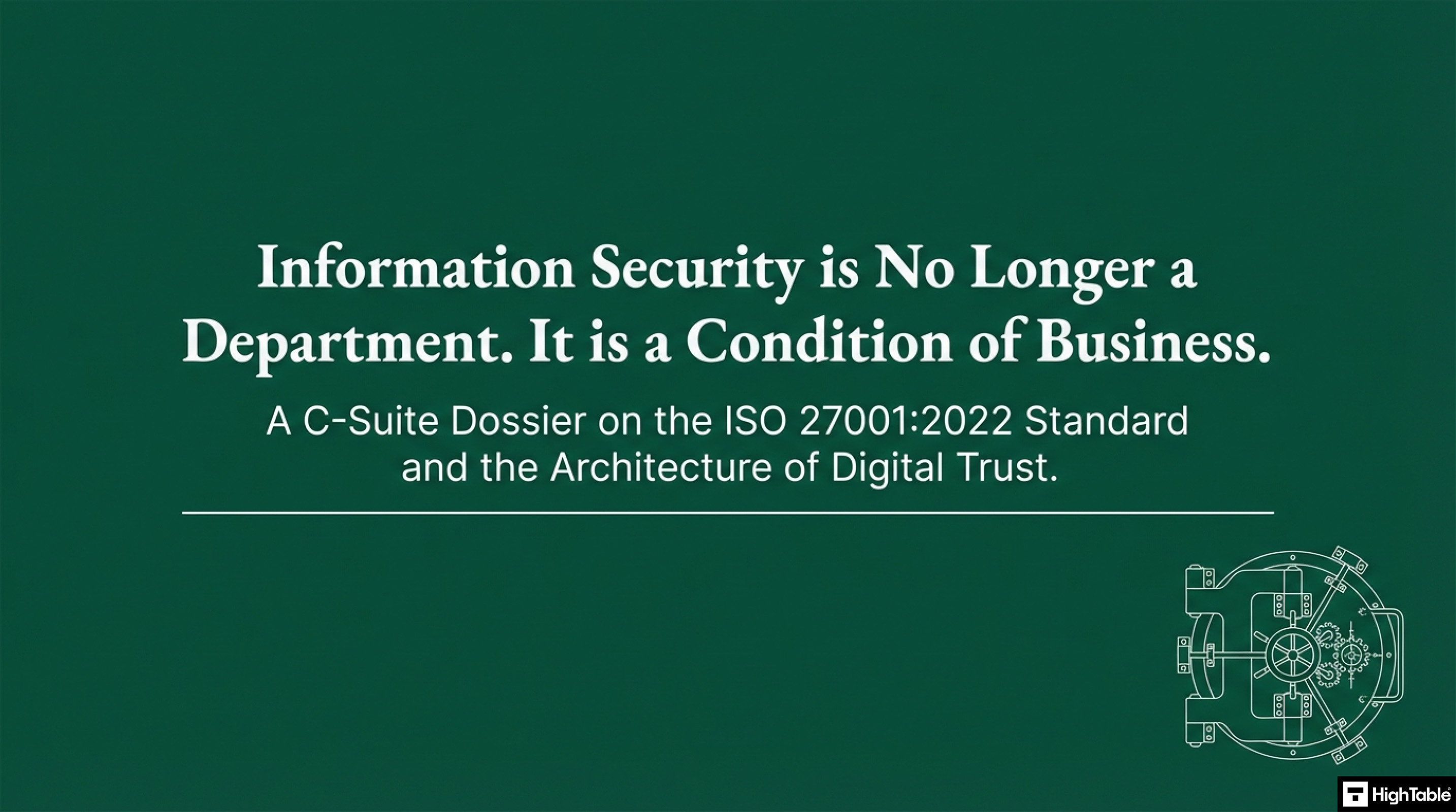 ISO 27001 Controls - Strategic Briefing