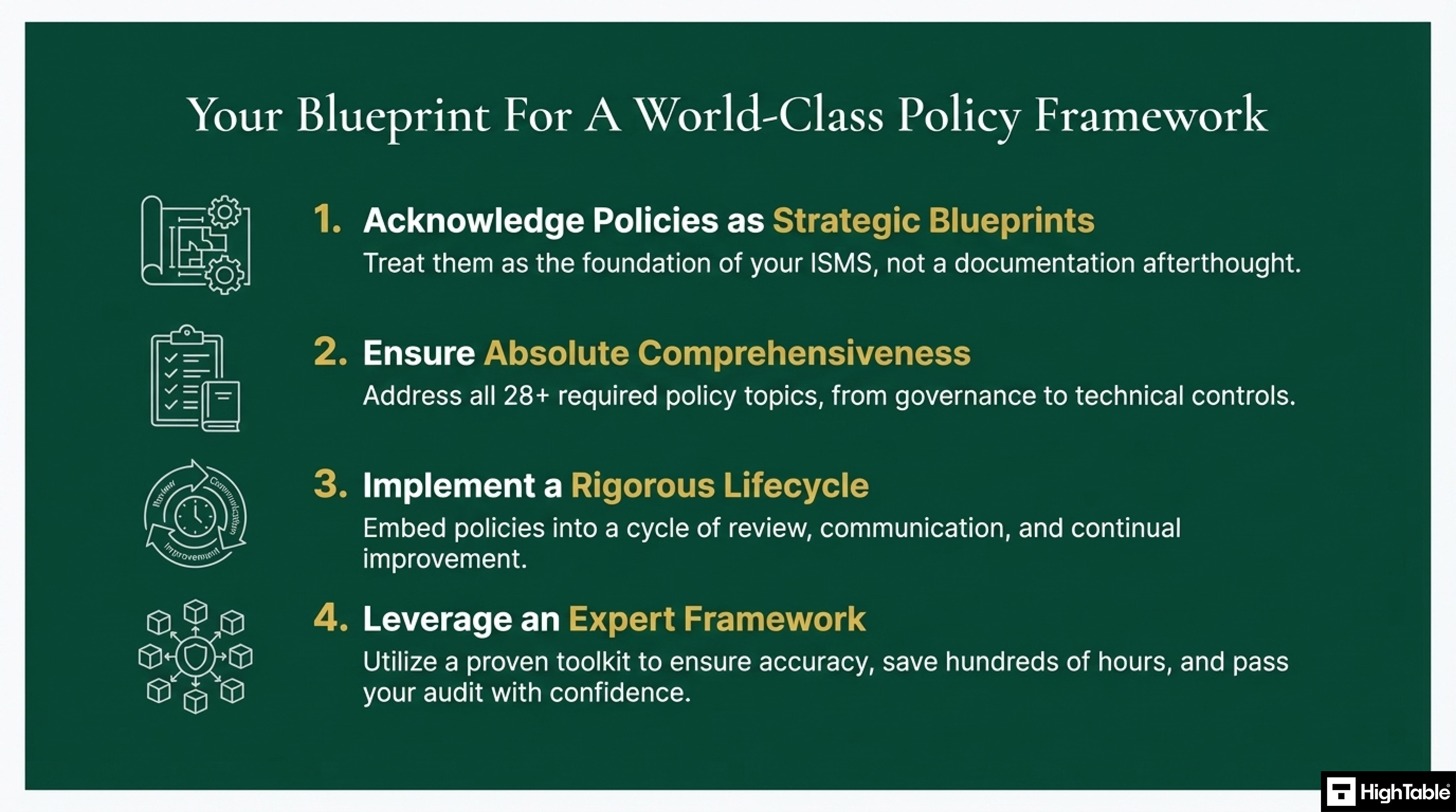 ISO 27001 Policies - How to Implement Policies