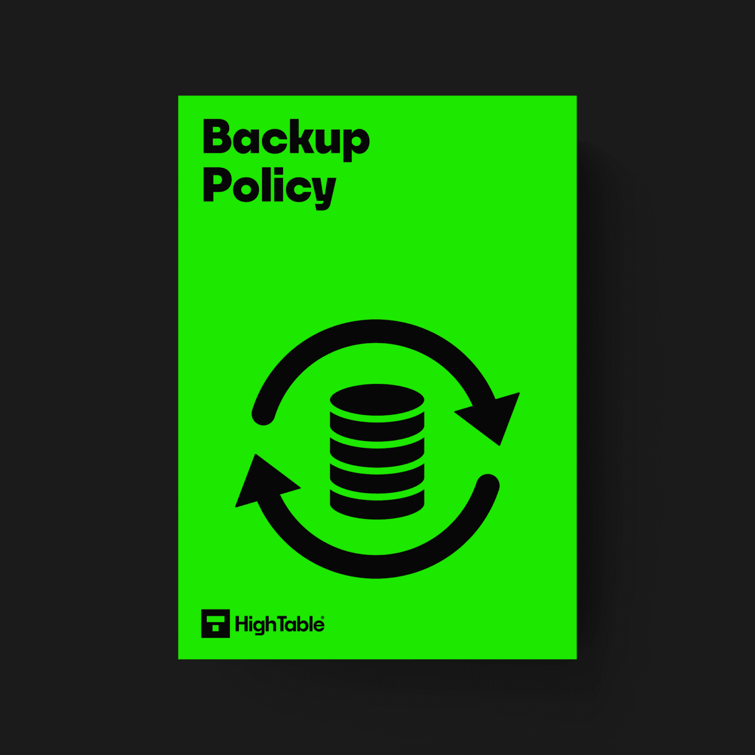 The Ultimate ISO27001 Backup Policy Template