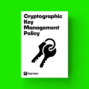 ISO 27001 Cryptographic Key Management Policy Template