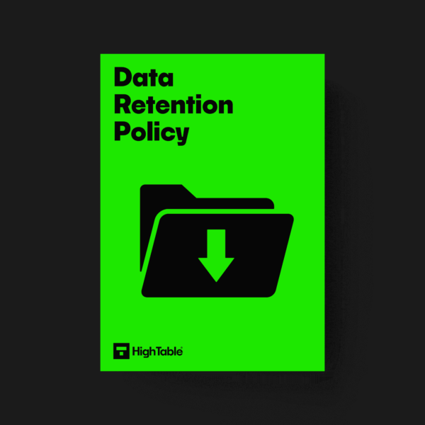 ISO 27001 Data Retention Policy Template