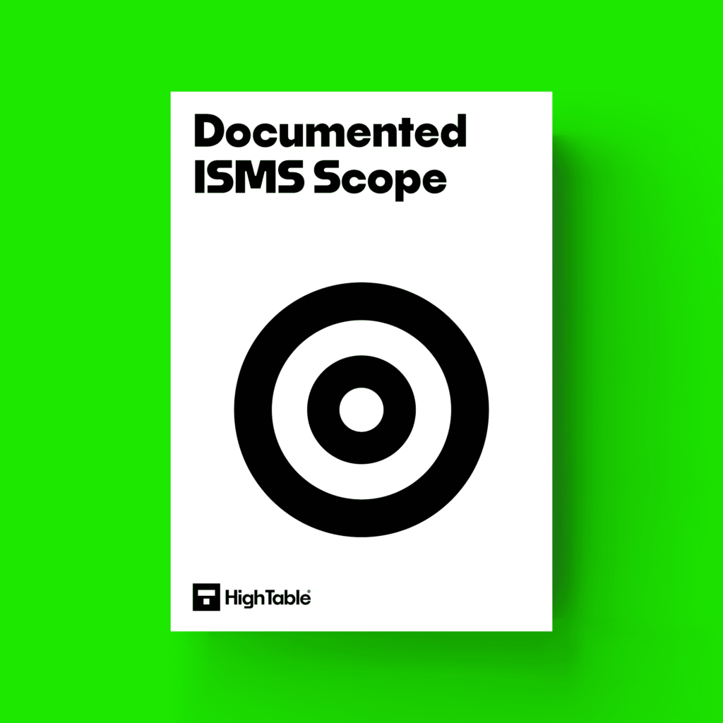ISO 27001 Scope Document Template