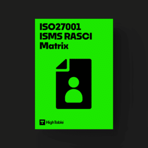 ISO 27001 ISMS Rasci Matrix Template