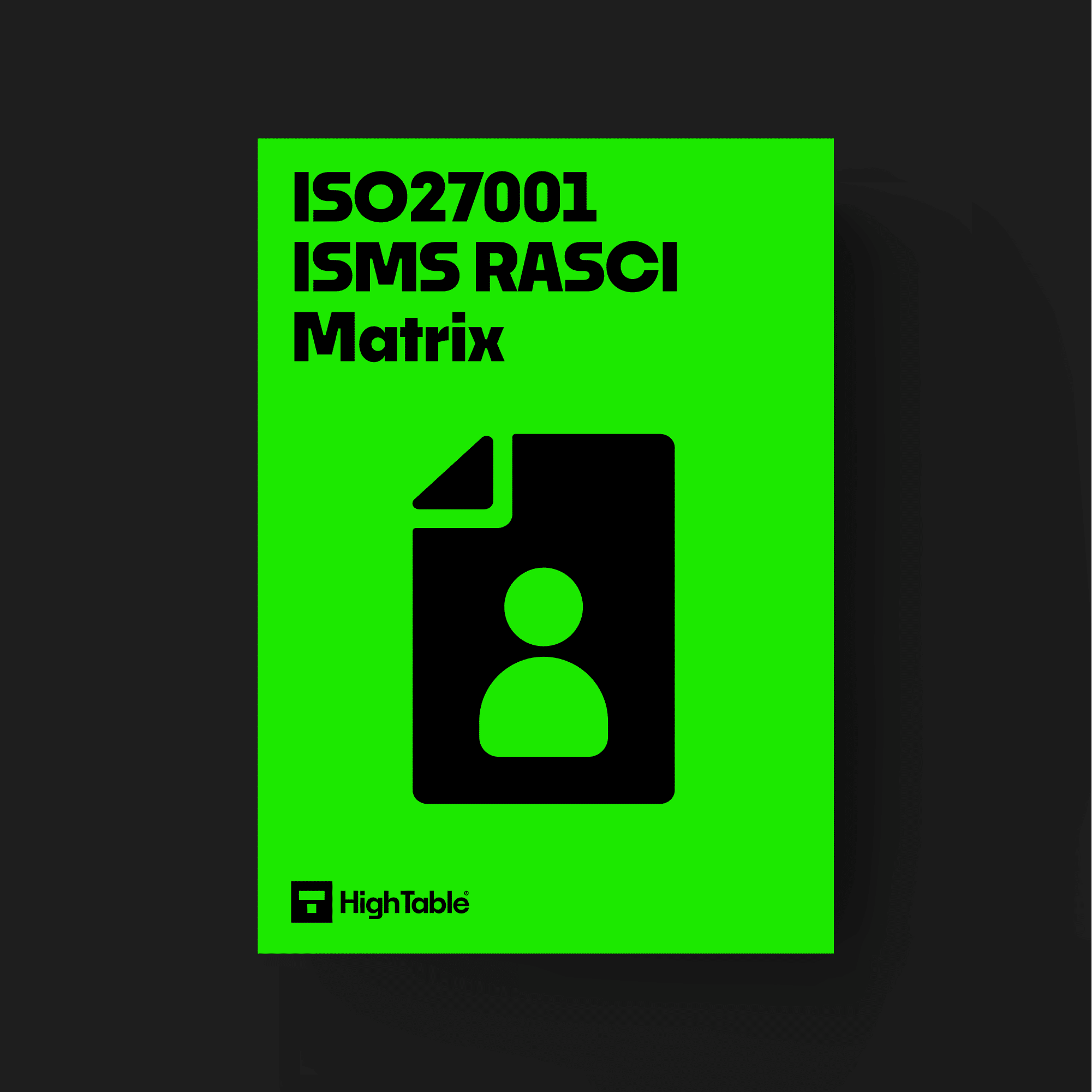 ISO27001 ISMS Rasci Matrix Template