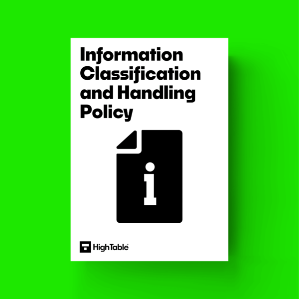 ISO 27001 Information Classification and Handling Policy Template