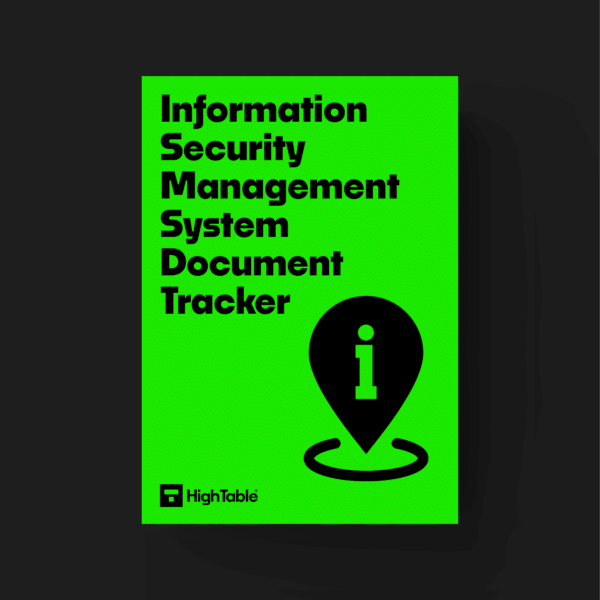 ISO 27001 Information Security Management System Document Tracker Template