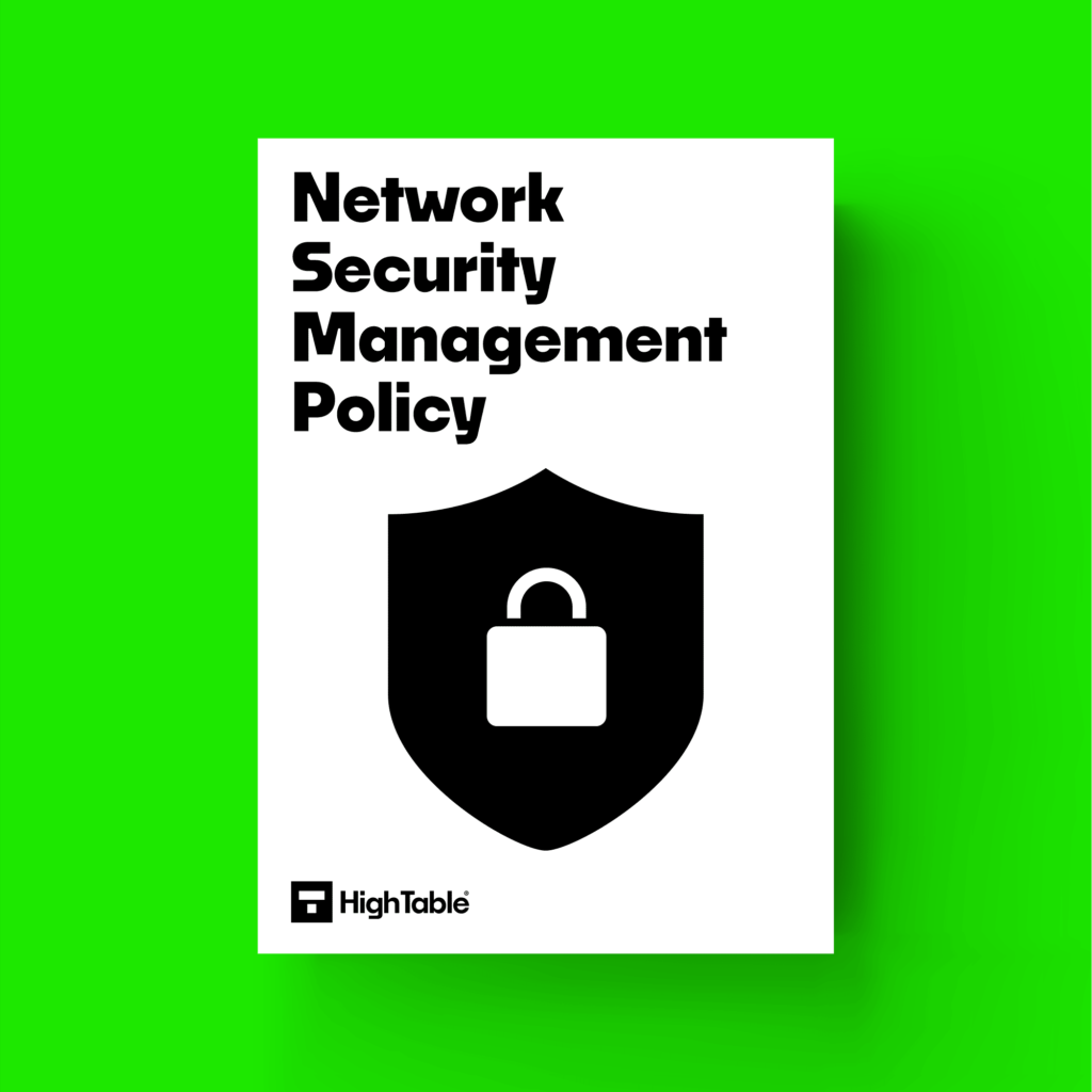 ISO27001 Network Security Management Policy-Green