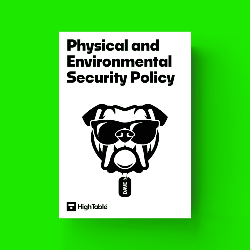 ISO27001 Physical and Environmental Security Policy-Green