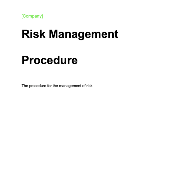 ISO27001 Risk Management Process 1