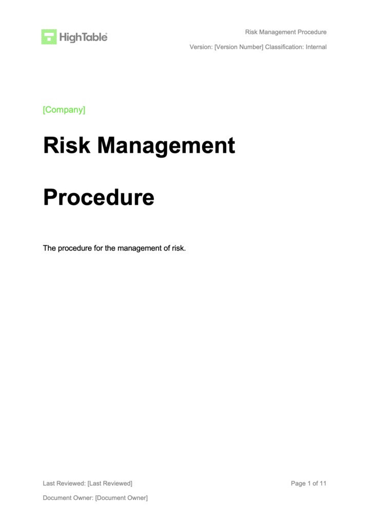 ISO27001 Risk Management Process 1