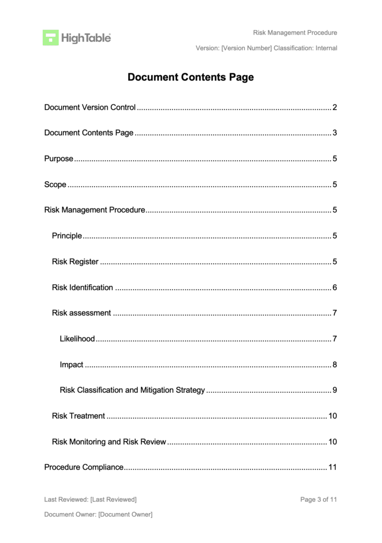 Example Risk Register For Isms ISO 27001:2022 Risk Register Template | Excel & Examples