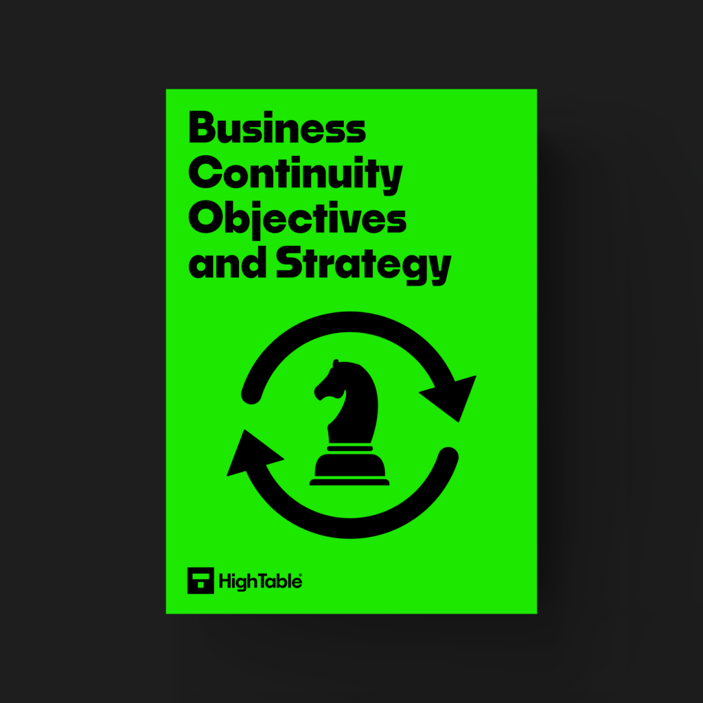 ISO27001 Business Continuity Objectives and Strategy Template