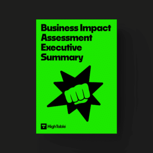 ISO 27001 Business Impact Assessment Executive Summary Template