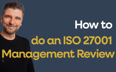 How to conduct an ISO 27001 Management Review Meeting