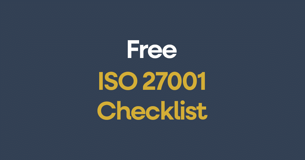 Free ISO 27001 Checklist Free ISO 27001 Checklist