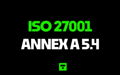 ISO 27001 Annex A 5.4 Management Responsibilities