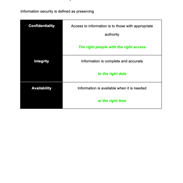 ISO27001 Information Security Policy Example 7