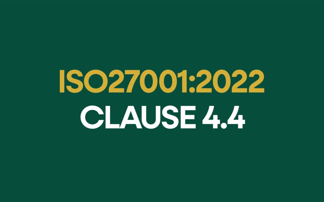 ISO 27001:2022 Clause 4.4 Information Security Management System Explained