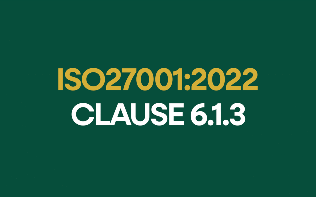 ISO 27001:2022 Clause 6.1.3 Information Security Risk Treatment Explained