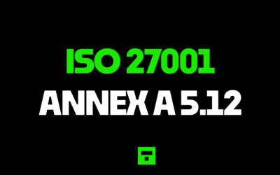 ISO 27001 Annex A 5.12 Classification Of Information