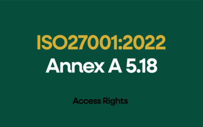 ISO 27001:2022 Annex A 5.18 Access Rights Explained