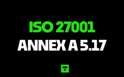 ISO 27001 Annex A 5.17 Authentication Information