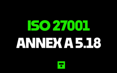 ISO 27001 Annex A 5.18 Access Rights