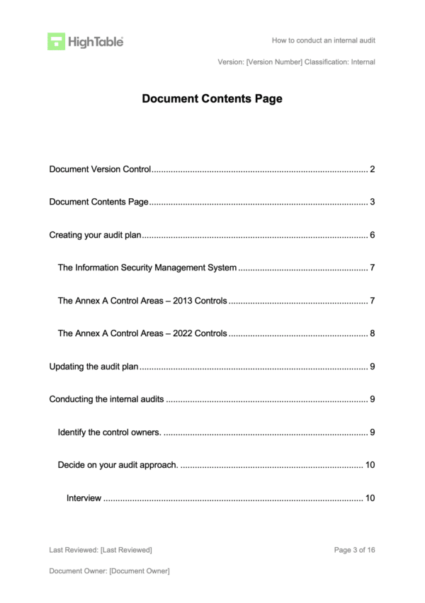 How to conduct internal audit page 2