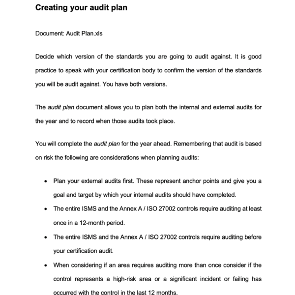 How to conduct internal audit page 4