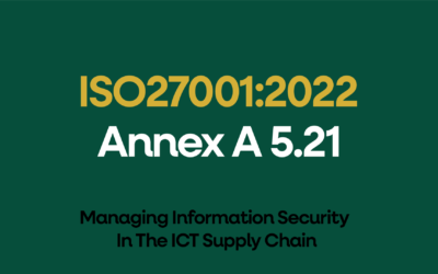ISO 27001:2022 Annex A 5.21 Managing Information Security In The ICT Supply Chain Explained
