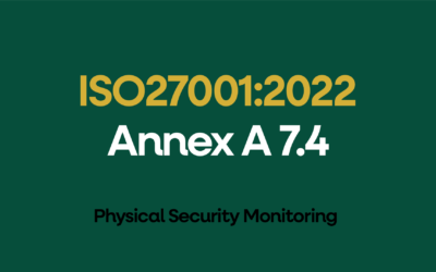ISO 27001:2022 Annex A 7.4 Physical Security Monitoring Explained