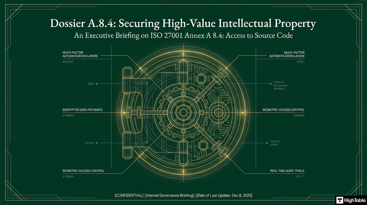 ISO 27001 Access to Source Code Explained (Annex A 8.4) - High Table