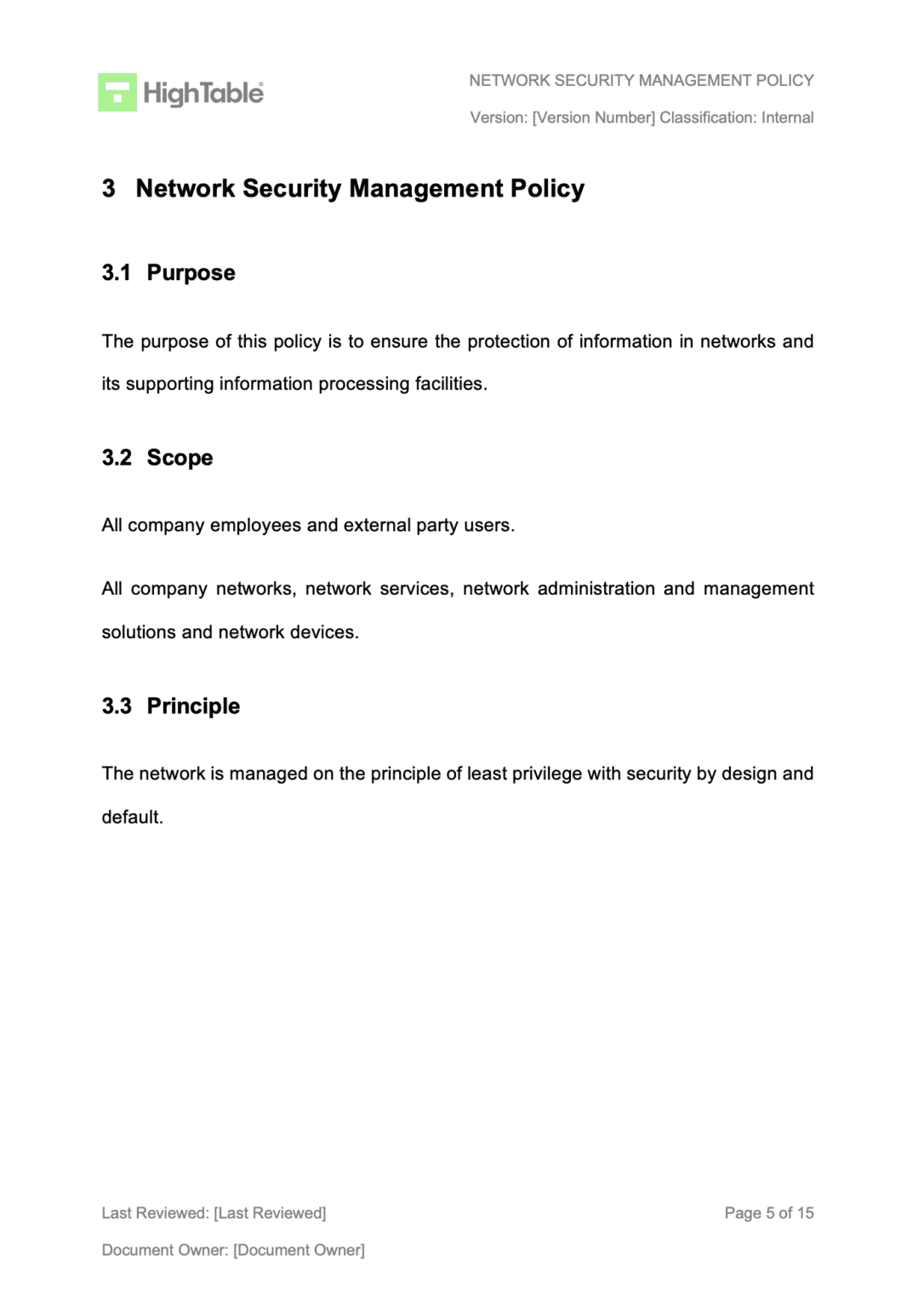 How to write an ISO 27001 Network Security Policy + Template