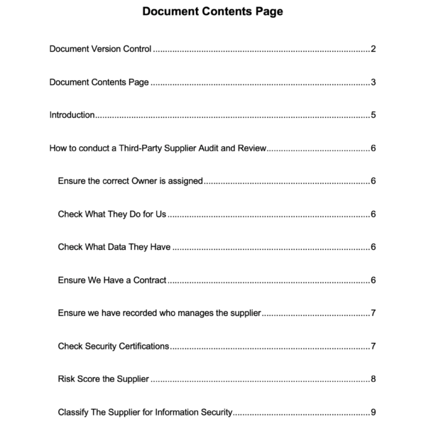 How to conduct an ISO27001 Supplier Audit 2