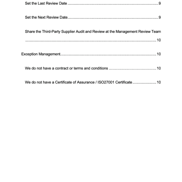How to conduct an ISO27001 Supplier Audit 3