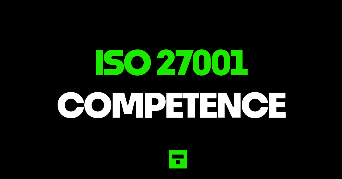 ISO27001 Competence