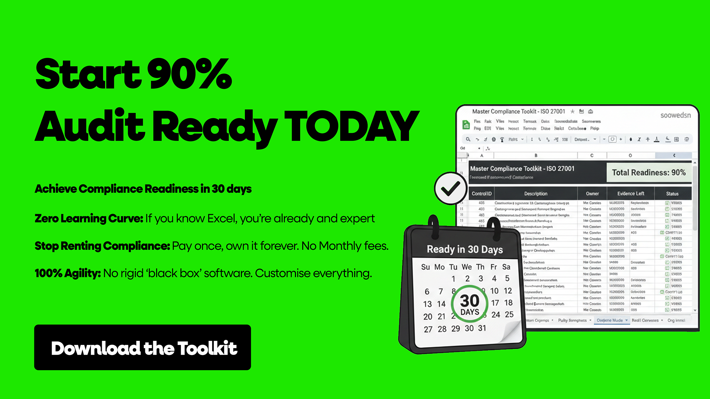 90% Audit Ready Today