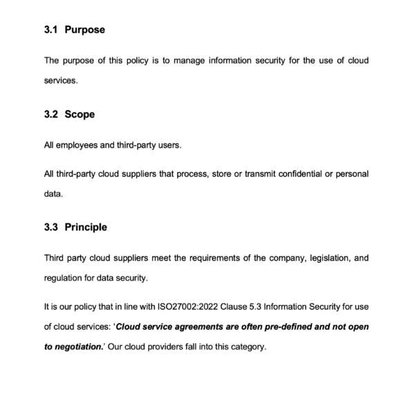 Cloud Security Policy Page 4