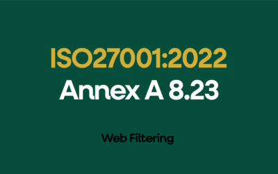 ISO 27001:2022 Annex A 8.23 Web Filtering Explained