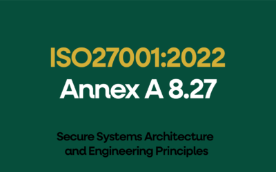 ISO 27001:2022 Annex A 8.27 Secure Systems Architecture and Engineering Principles Explained