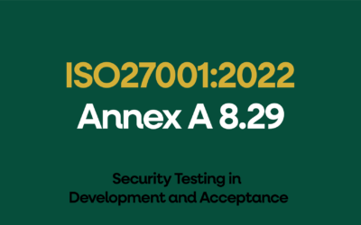 ISO 27001:2022 Annex A 8.29 Security Testing in Development and Acceptance Explained