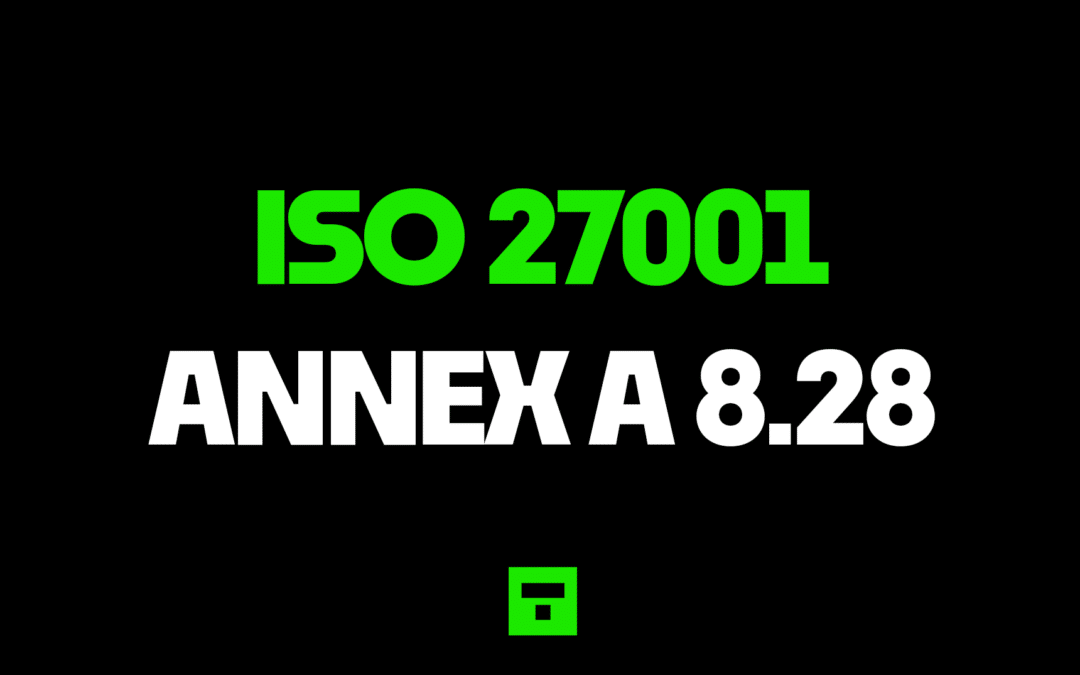 ISO27001 Annex A 8.28