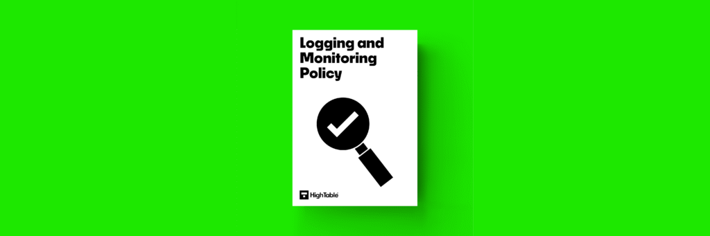 ISO 27001 Logging and Monitoring Policy