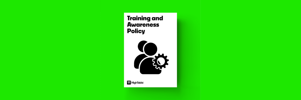 ISO 27001 Training and Awareness Policy