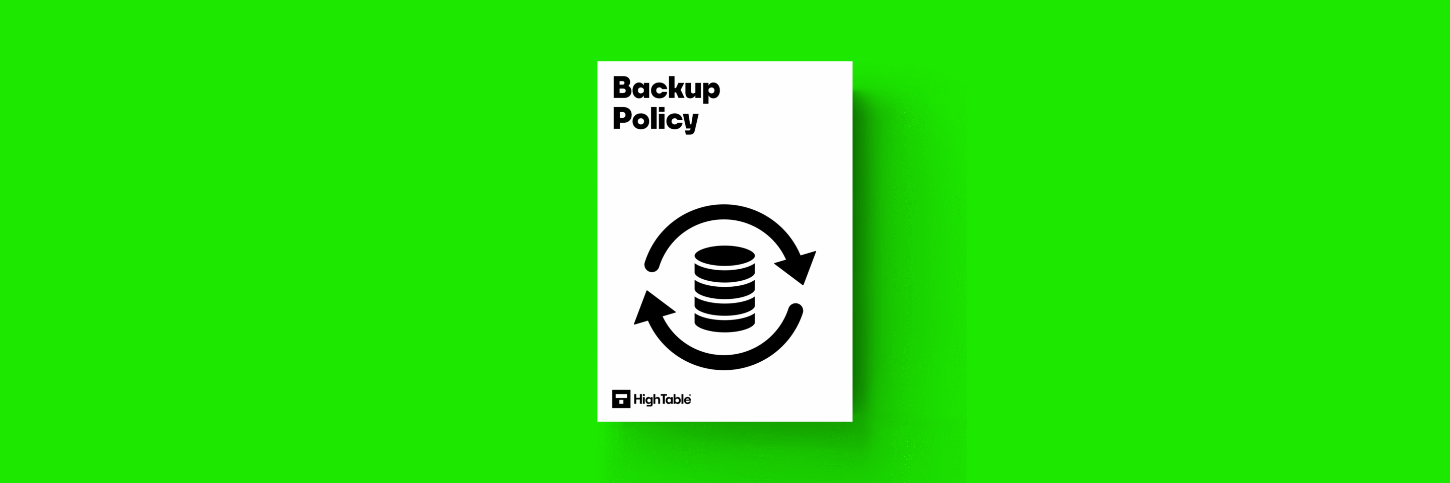 ISO 27001 Backup Policy