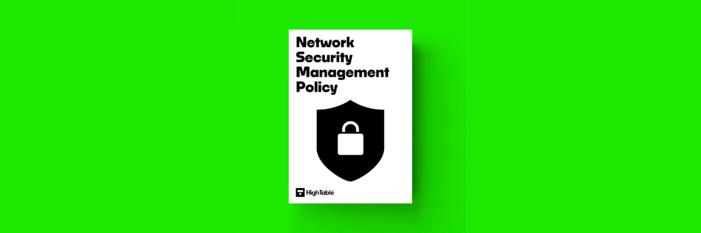 ISO 27001 Network Security Policy